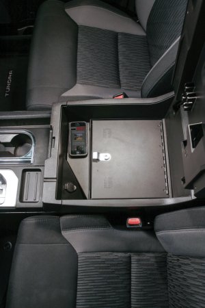 Toyota Tundra Console Safe - Tuffy Products - 3-Digit Combo - Black - `14-`21